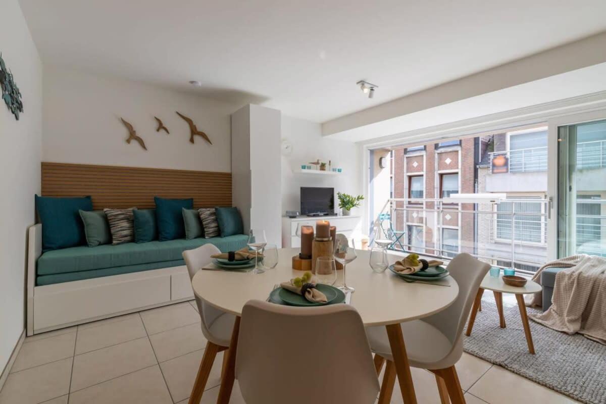 شقة 'Blue Sea' - Studio In Ostend With Private Parking المظهر الخارجي الصورة